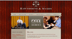 Desktop Screenshot of hawthorneandmyers.com